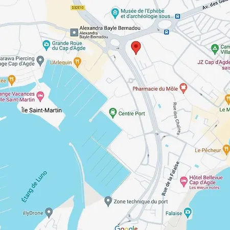 Asphodele, Joli Avec Parking, 2 Pas Des Plages Et Du Port 阿格德